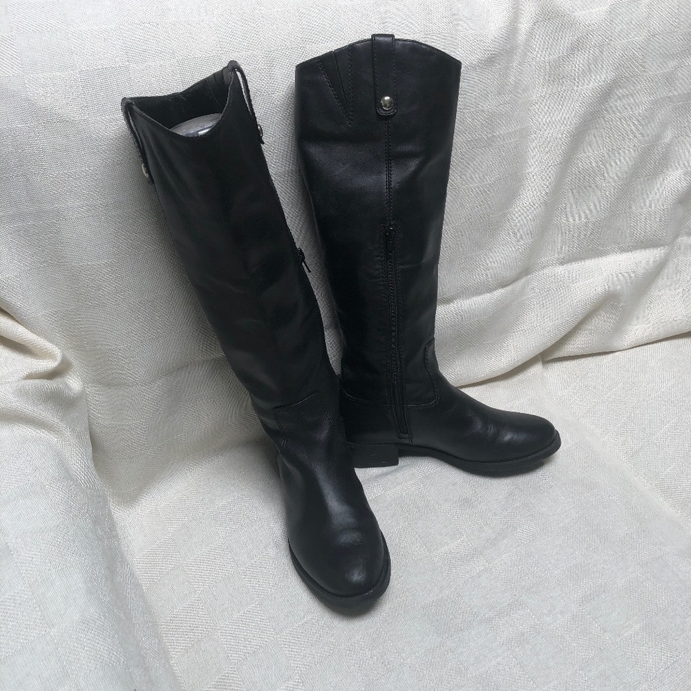INC Black Riding Boots